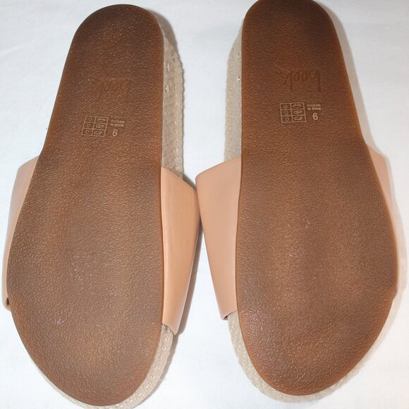 NWB Beek Pelican Beach Mini Platform Flats Slides Slip Ons Sandals 9 - Picture 3 of 5